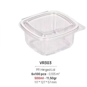 500 ml PP pentru cald, microundă